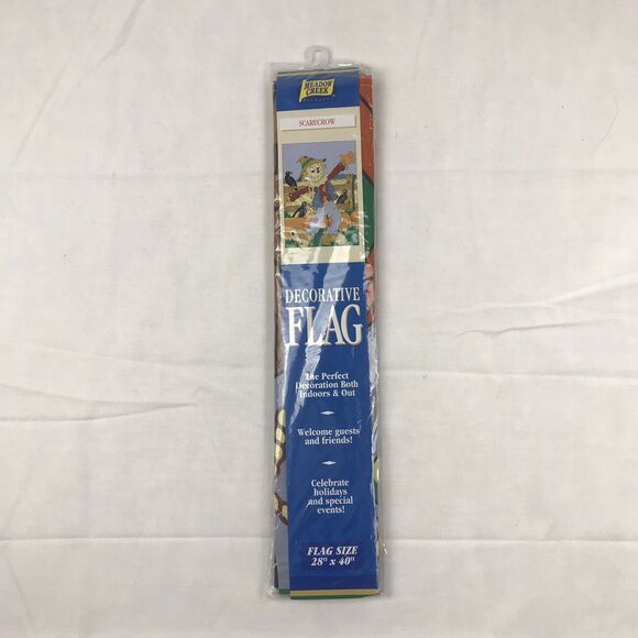 Vintage Meadow Creek Decorative Flag Scarecrow #74041 Korea 2000 - Picture 6 of 8